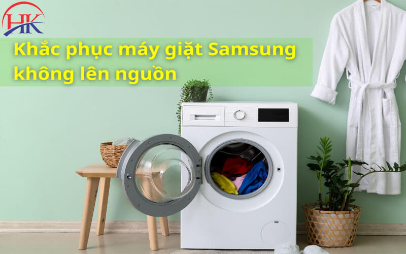 Khắc phục máy giặt Samsung mất nguồn