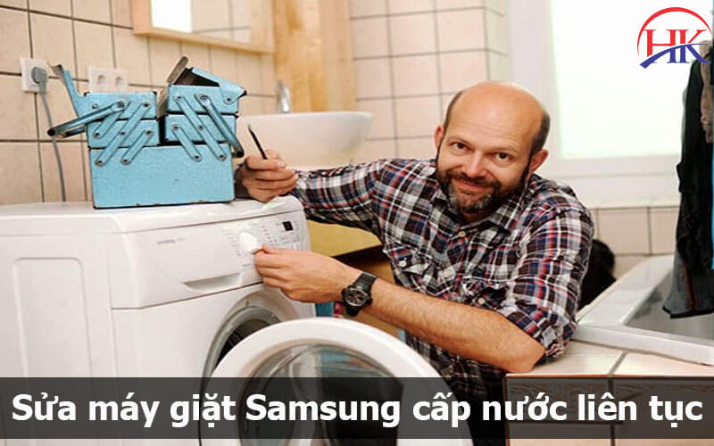 Sửa  máy giặt Samsung cấp nước liên tục