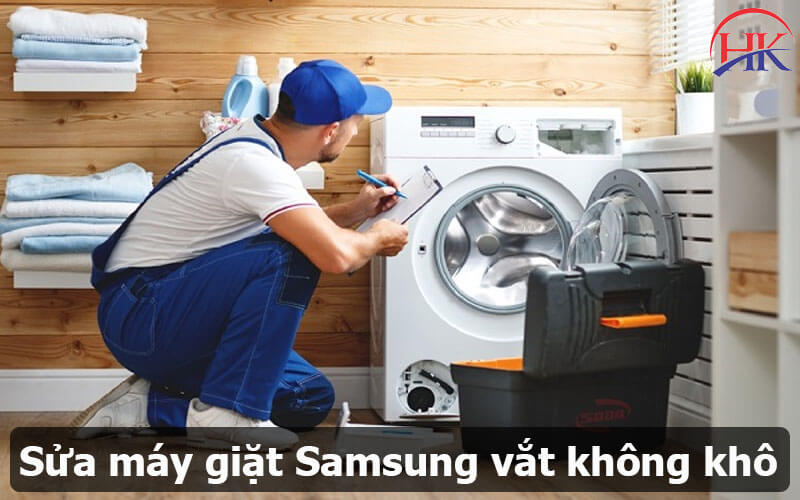 Sửa máy giặt Samsung vắt không khô
