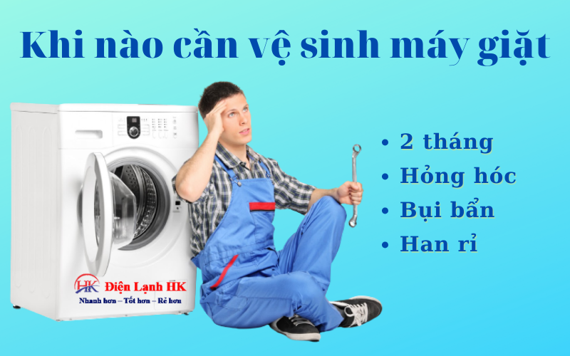Khi nào cần bảo dưỡng máy giặt 