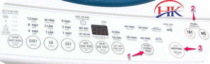 nút vệ sinh máy giặt hitachi