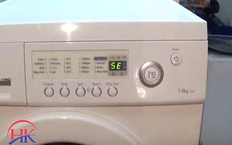máy giặt báo lỗi