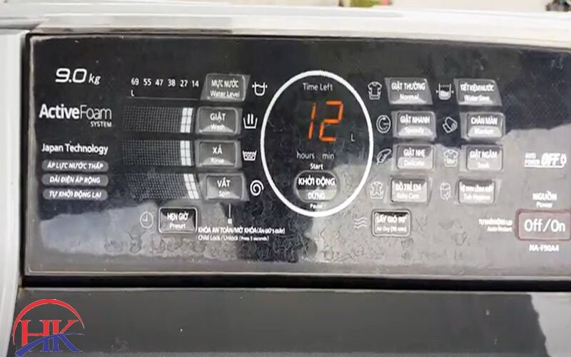 máy giặt Panasonic báo lỗi h12