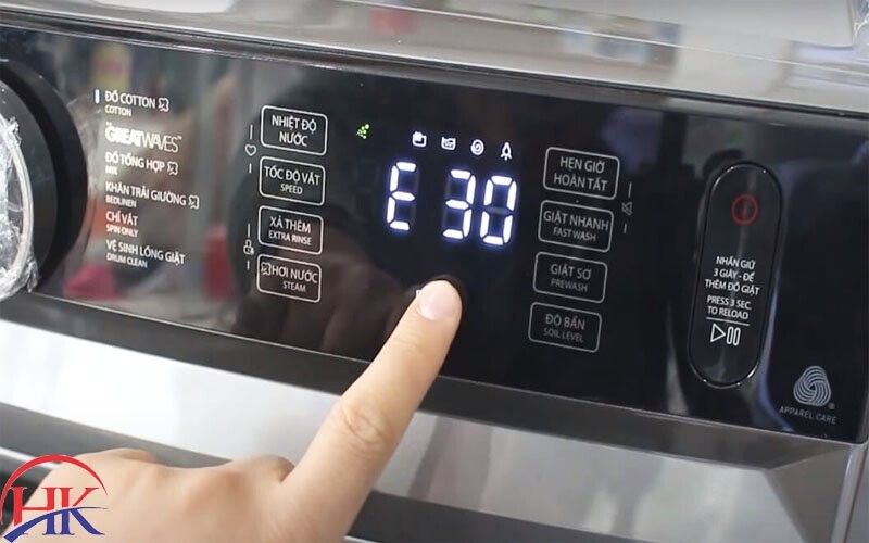 sửa máy giặt Toshiba báo lỗi e30