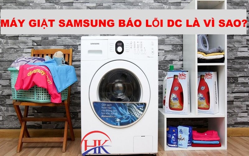 máy giặt samsung báo lỗi dc