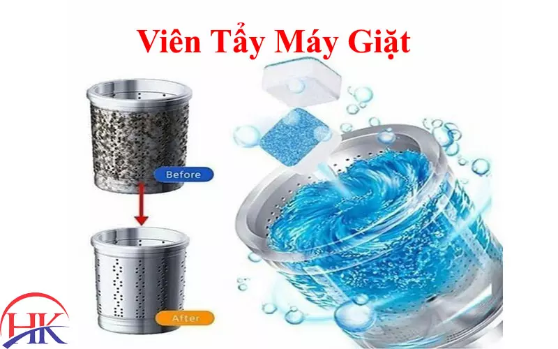 Viên Tẩy Máy Giặt - Dễ Dàng Hơn Bao Giờ Hết Khi Vệ Sinh Máy Viên tẩy máy giặt