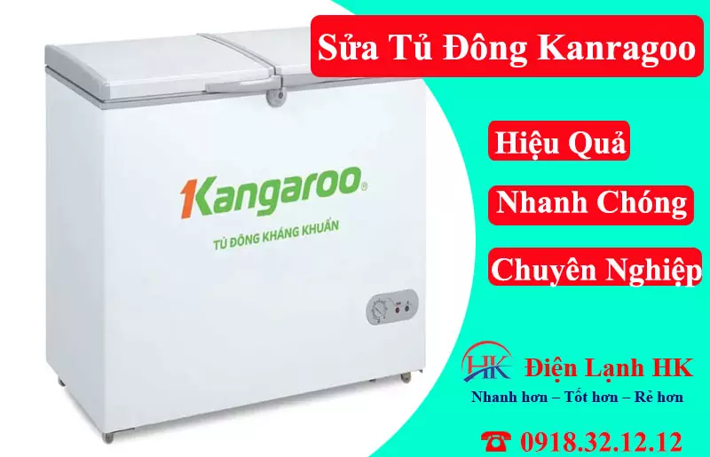 5 Mẹo Sửa Tủ Đông Kangaroo Hiệu Quả Ai Cũng Làm Được! Dịch vụ sửa tủ đông Kangaroo tại Điện Lạnh HK