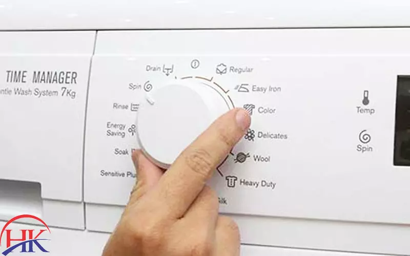 Hướng Dẫn Sửa Máy Giặt Electrolux Mất Nguồn? Thợ Giỏi Giúp Bạn Nhé! Núm điều khiển máy giặt Electrolux