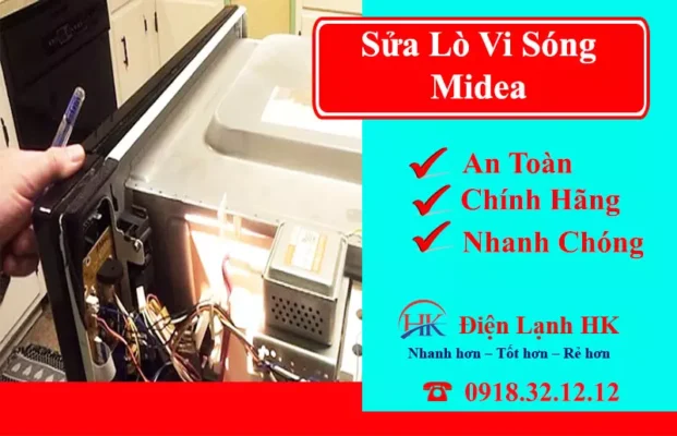 Sửa lò vi sóng Midea