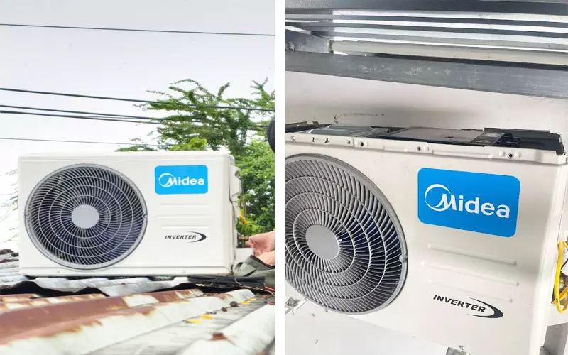 Sửa Máy Lạnh Midea Lỗi Gì? Nguyên Nhân & Cách Khắc Phục Nhanh Thợ sửa máy lạnh midea