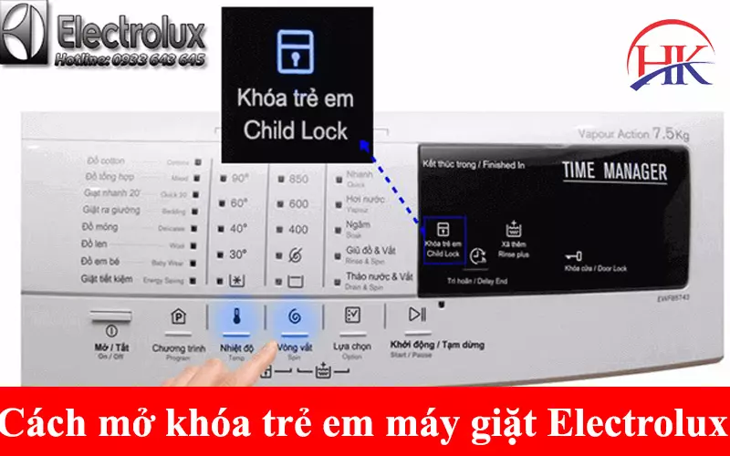 Top 3 Cách Mở Khóa Trẻ Em Máy Giặt Electrolux Dễ Nhất Ai Cũng Biết! Cách mở khóa trẻ em máy giặt Electrolux