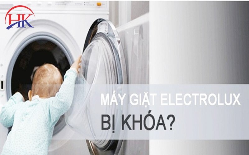 máy giặt electrolux bị khóa