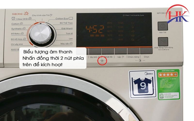 cách tắt khóa trẻ em máy giặt samsung