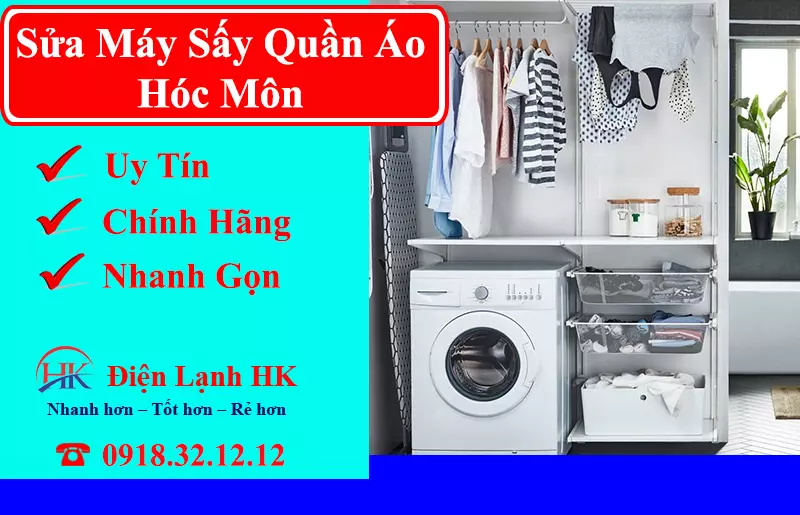 Dịch Vụ Sửa Máy Sấy Quần Áo Huyện Hóc Môn Tận Tâm - Giá Tốt Nhất! Sửa máy sấy quần áo huyện Hóc Môn