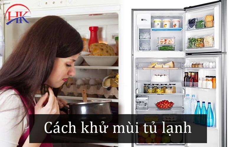 Cách khử mùi tủ lạnh