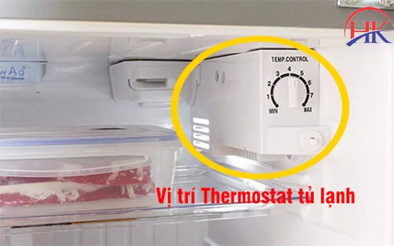 Thay Thermostat Tủ Lạnh Tại Nhà, Yên Tâm Về Chất Lượng Vượt Trội! Vị trí của thermostat tủ lạnh