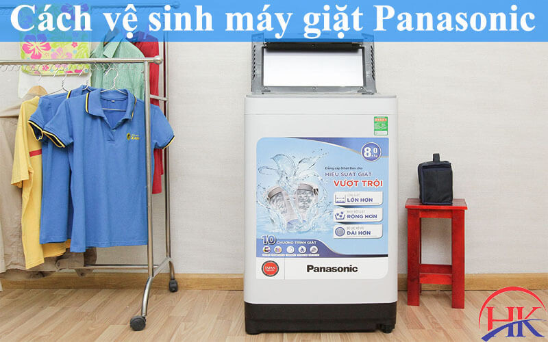 Cách vệ sinh máy giặt Panasonic