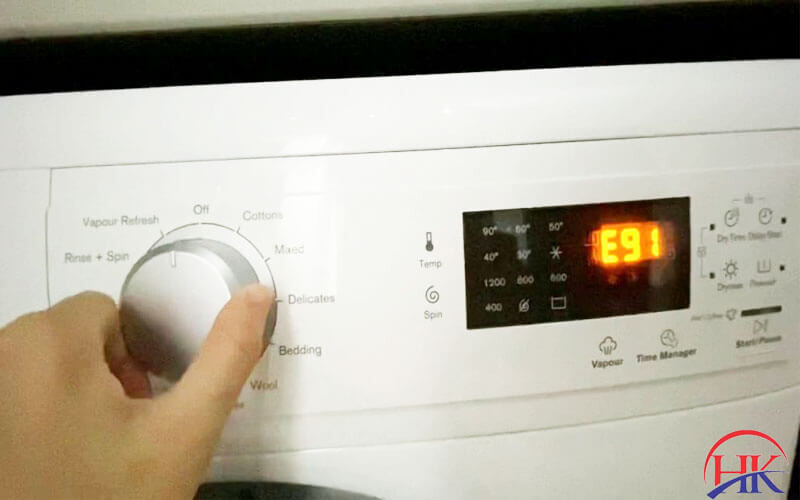 Cách khắc phục máy giặt Electrolux báo lỗi e91