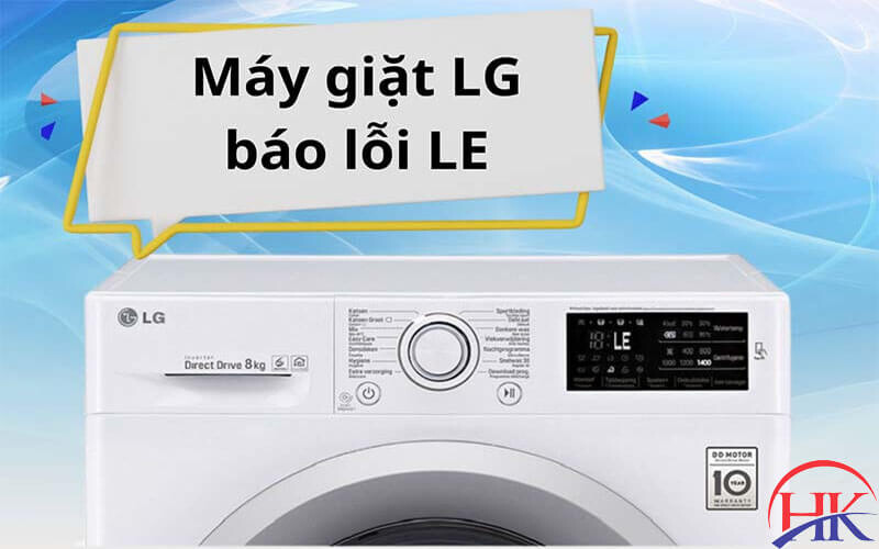 Sửa máy giặt LG báo lỗi LE