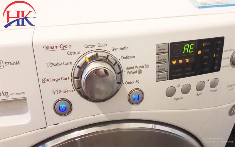 Điện Lạnh HK chuyên sửa máy giặt Lg báo lỗi AE