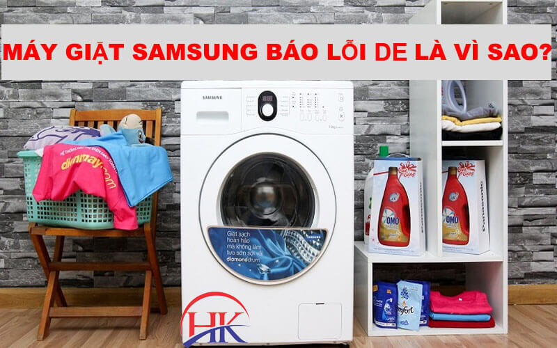 Máy giặt Samsung báo lỗi de