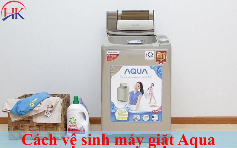 Cách vệ sinh máy giặt Aqua