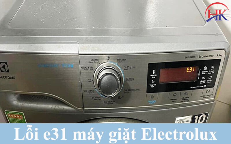 Máy giặt Electrolux báo lỗi E31
