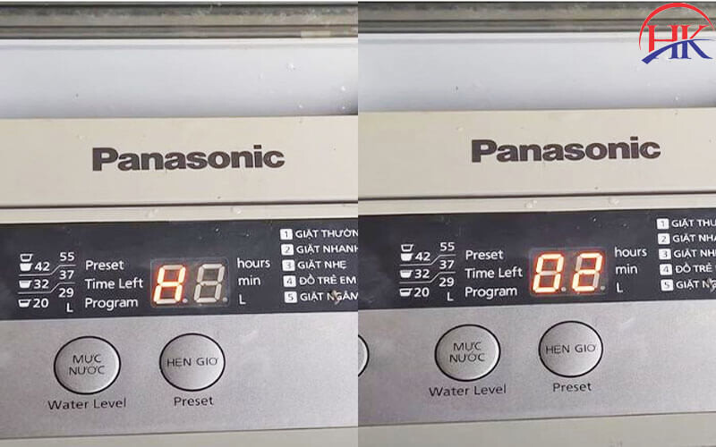 Máy giặt Panasonic báo lỗi h02