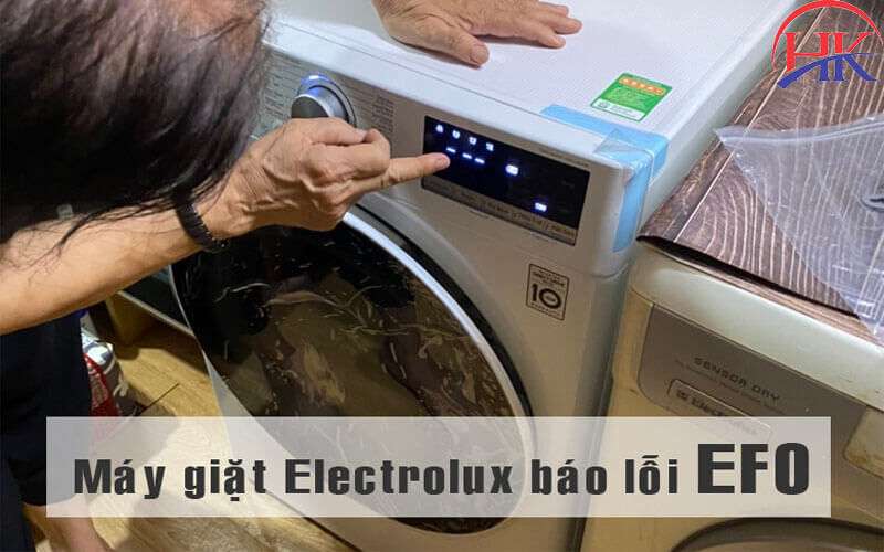 Sửa máy giặt Electrolux báo lỗi EF0