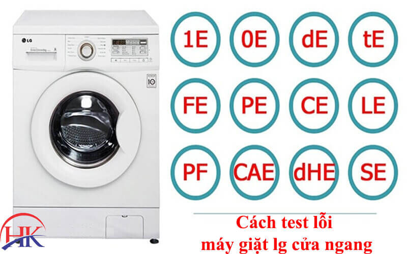 Cách test lỗi máy giặt Lg