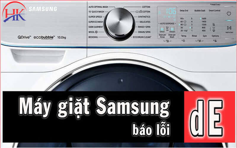Sử dụng máy giặt Samsung tránh tình trạng lỗi de