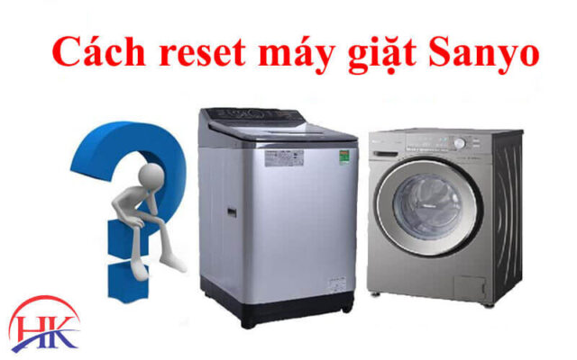 Reset máy giặt Sanyo