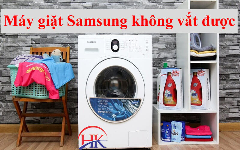 Máy giặt Samsung không vắt được