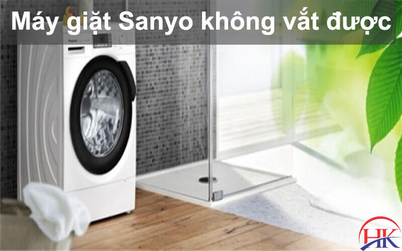 Máy giặt Sanyo không vắt được
