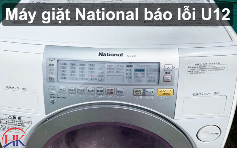 Máy giặt National báo lỗi U12