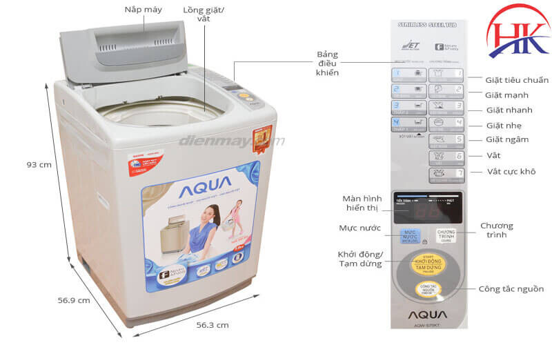 Máy giặt Aqua 7kg
