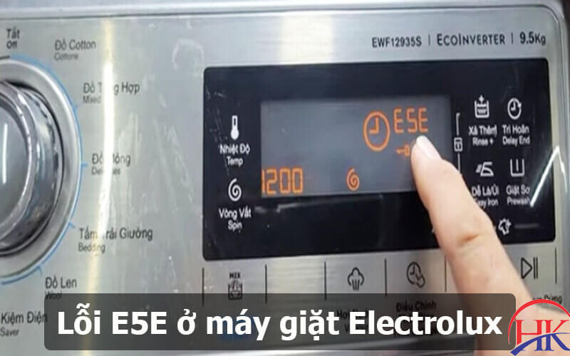 Sửa lỗi E5E trên máy giặt Electrolux