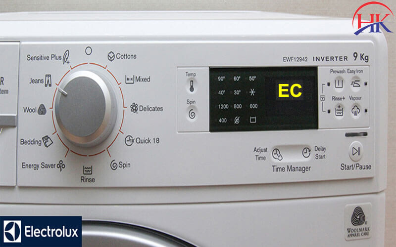 Lỗi EC trên máy giặt Electrolux