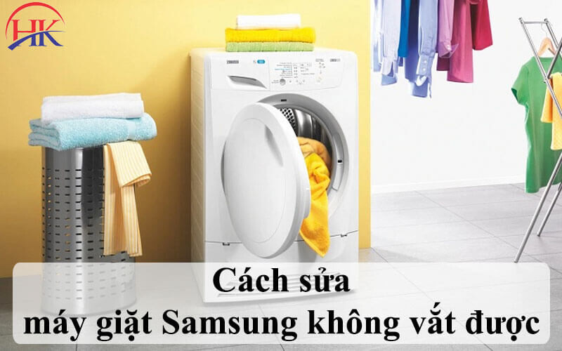 Cách khắc phục máy giặt Samsung không vắt