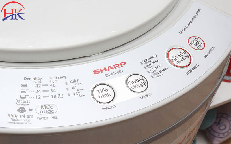 Lỗi C2 trên máy giặt Sharp