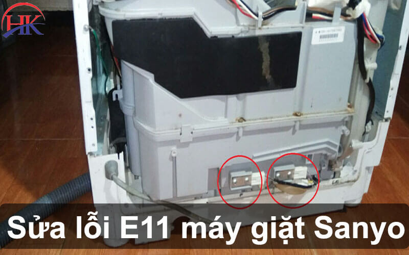 Sửa lỗi E11 máy giặt Sanyo