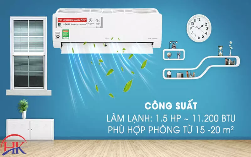 Sai Lầm Khi Chọn Sai Kích Thước Máy Lạnh Khiến Bạn Tốn Tiền Gấp Đôi Công suất máy lạnh 1.5hp