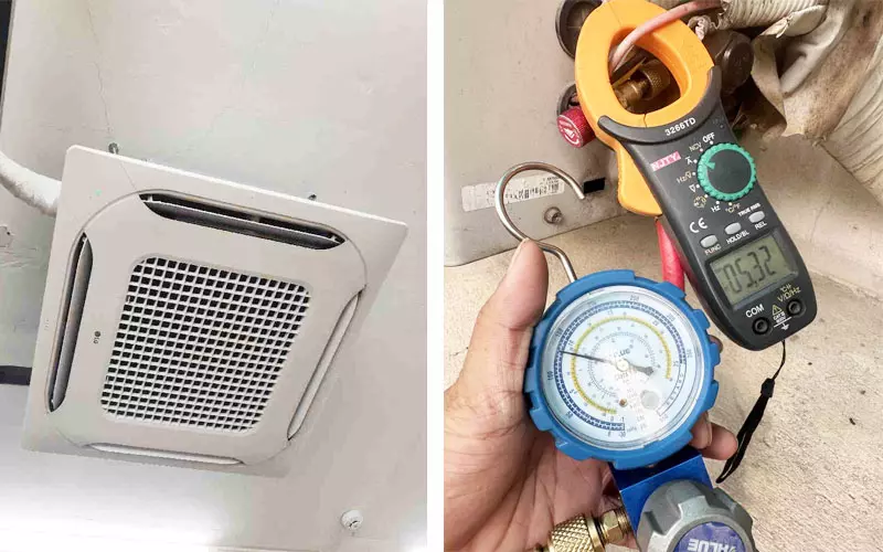 3 Sai Lầm Nghiêm Trọng Khi Tự Sửa Máy Lạnh Âm Trần Tại Nhà Cần Chú Ý sửa máy lạnh âm trần