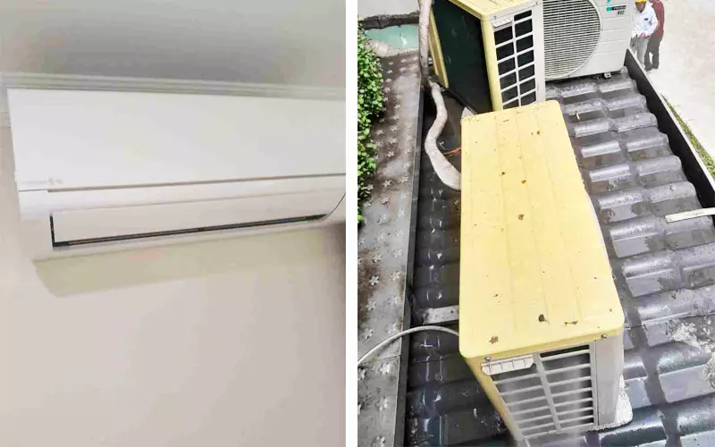 Bật Mí Cách Vệ Sinh Máy Lạnh Nagakawa Tại Nhà - Nhanh Và Sạch Làm sạch sâu dàn tản nhiệt máy lạnh Nagakawa