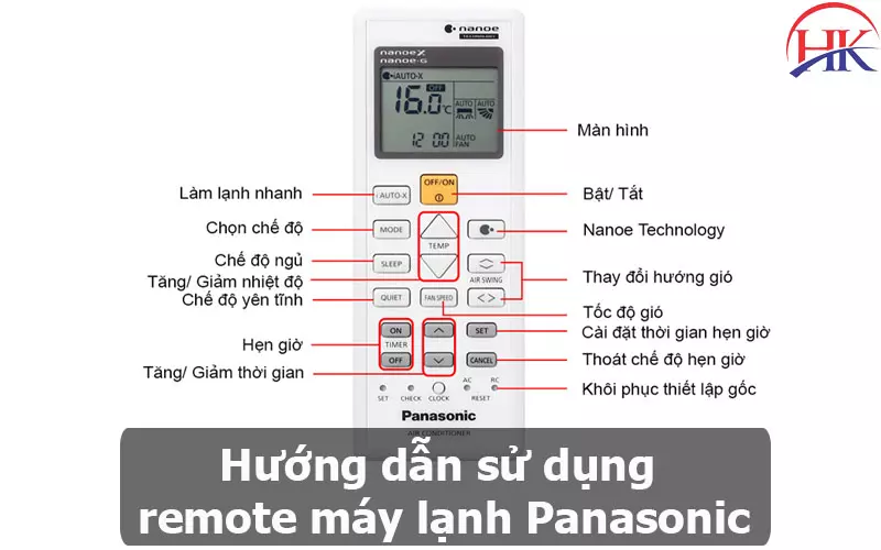 Cách Sử Dụng Remote Máy Lạnh Panasonic Từ A-Z Cho Người Mới Hướng Dẫn Sử Dụng Remote Máy Lạnh Panasonic