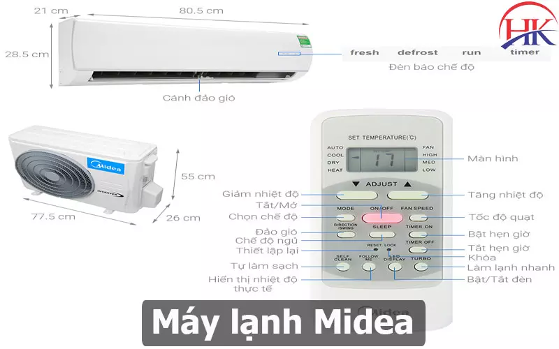 Muốn Biết Máy Lạnh Midea Có Tốt Không? Xem Ngay Bài Viết Này Nhé! Máy Lạnh Midea