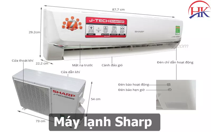 Máy Lạnh Sharp Có Tốt Không? Gọi Ngay Thợ Sửa Máy Lạnh Sharp Uy Tín Máy Lạnh Sharp