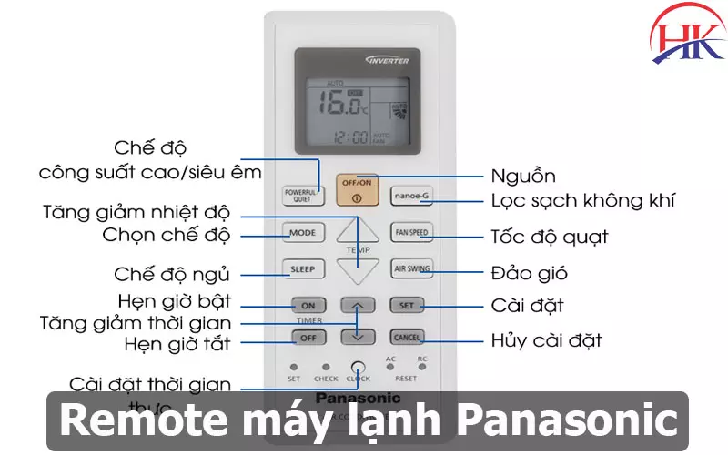 Cách Sử Dụng Remote Máy Lạnh Panasonic Từ A-Z Cho Người Mới Remote Máy Lạnh Panasonic