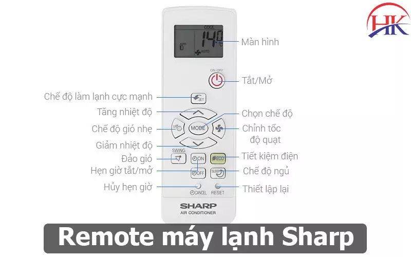 Trọn Bộ Bí Quyết Cách Sử Dùng Remote Máy Lạnh Sharp Từ Chuyên Gia Remote Máy Lạnh Sharp