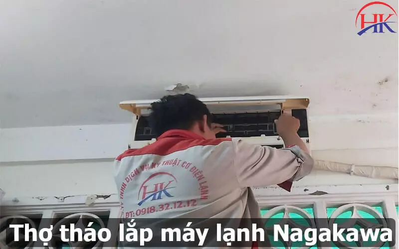 Tháo Lắp Máy Lạnh Nagakawa Chất Lượng Cao? Thợ Giỏi, Kinh Nghiệm! Thợ tháo lắp máy lạnh Nagakawa tại Điện Lạnh HK